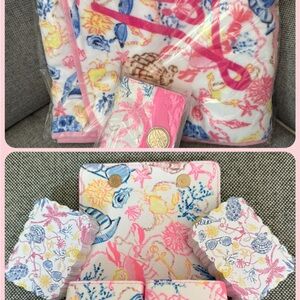 NIP Beach Towel Lounge Chair Over and 2 Decks of Playing Cards